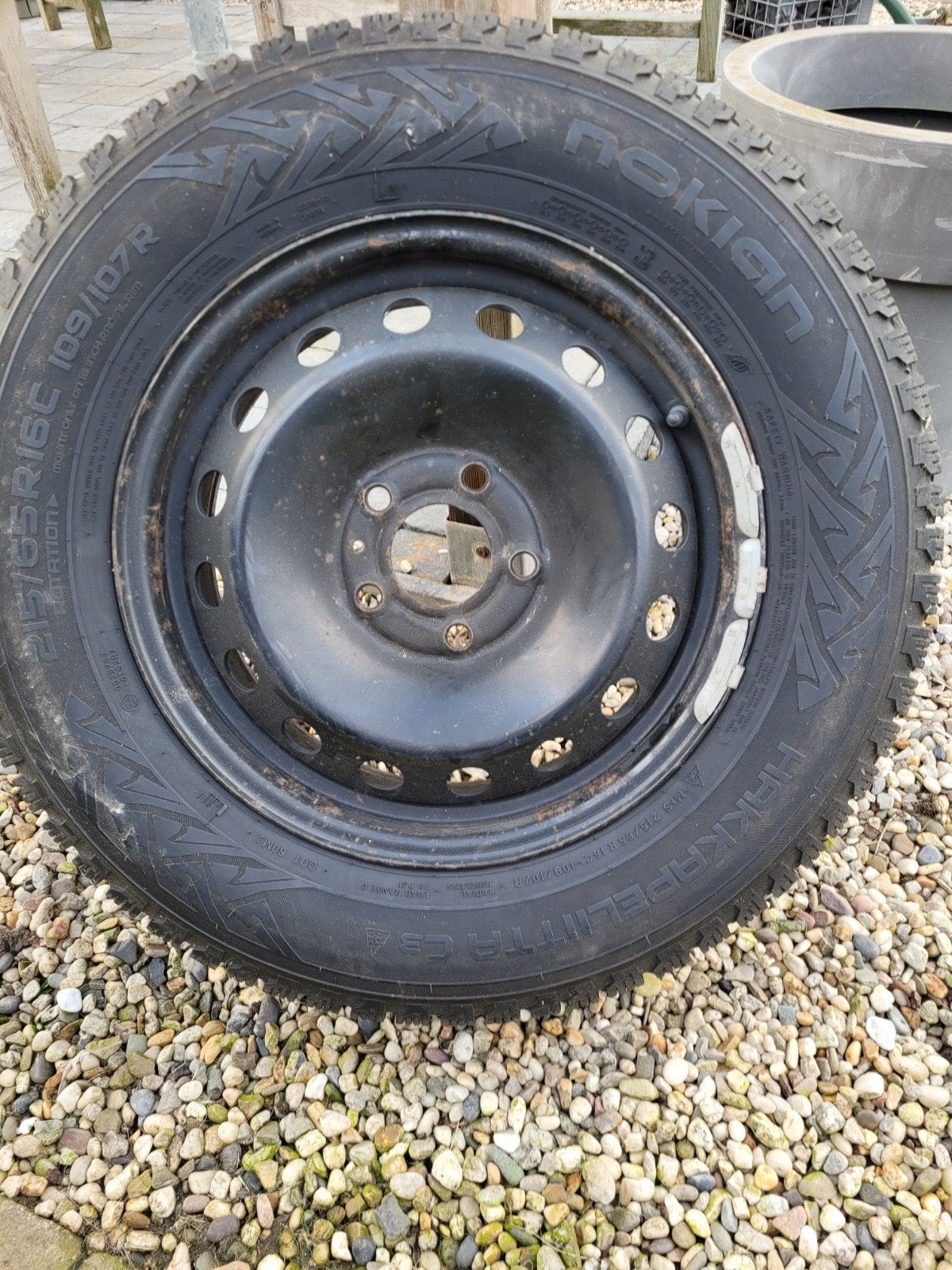 Spijkerbanden 215/65 R, Auto-onderdelen, Ophalen