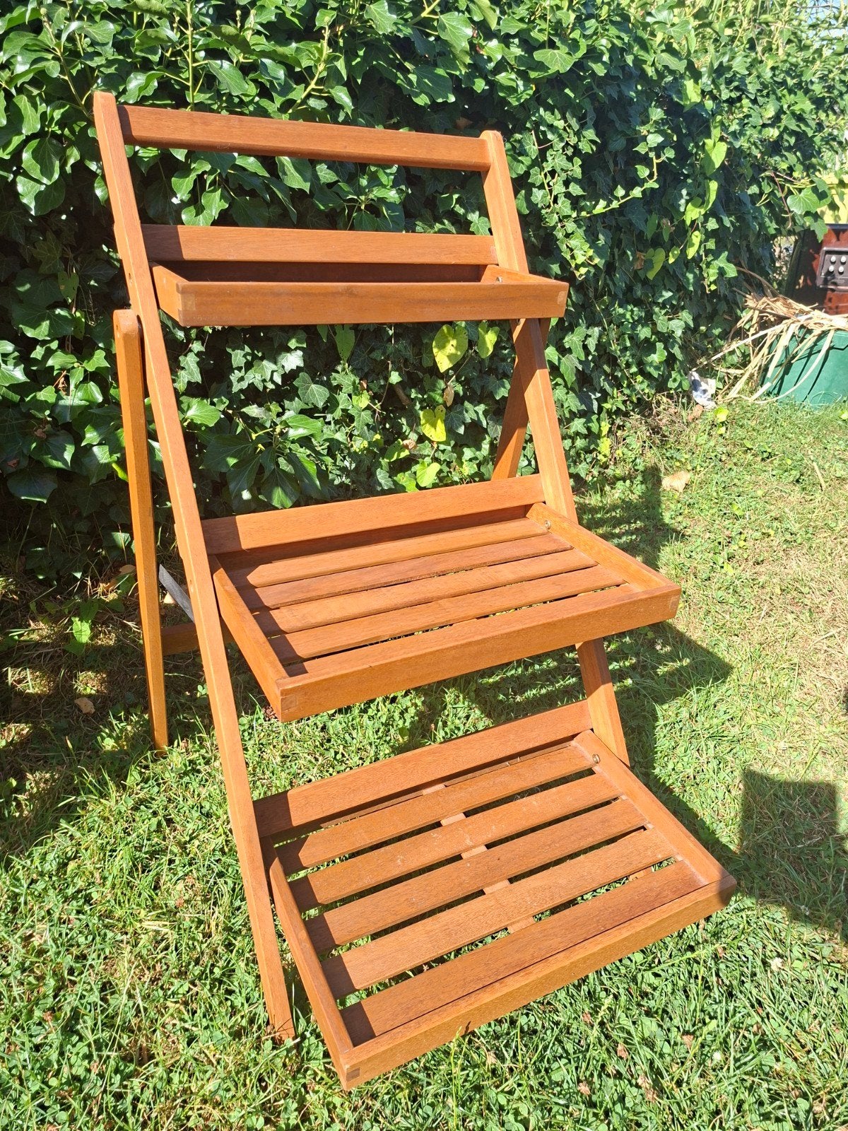 Tof opklapbaar houten plantenrekje, Huis en Inrichting, Woonaccessoires | Etagères, Ophalen