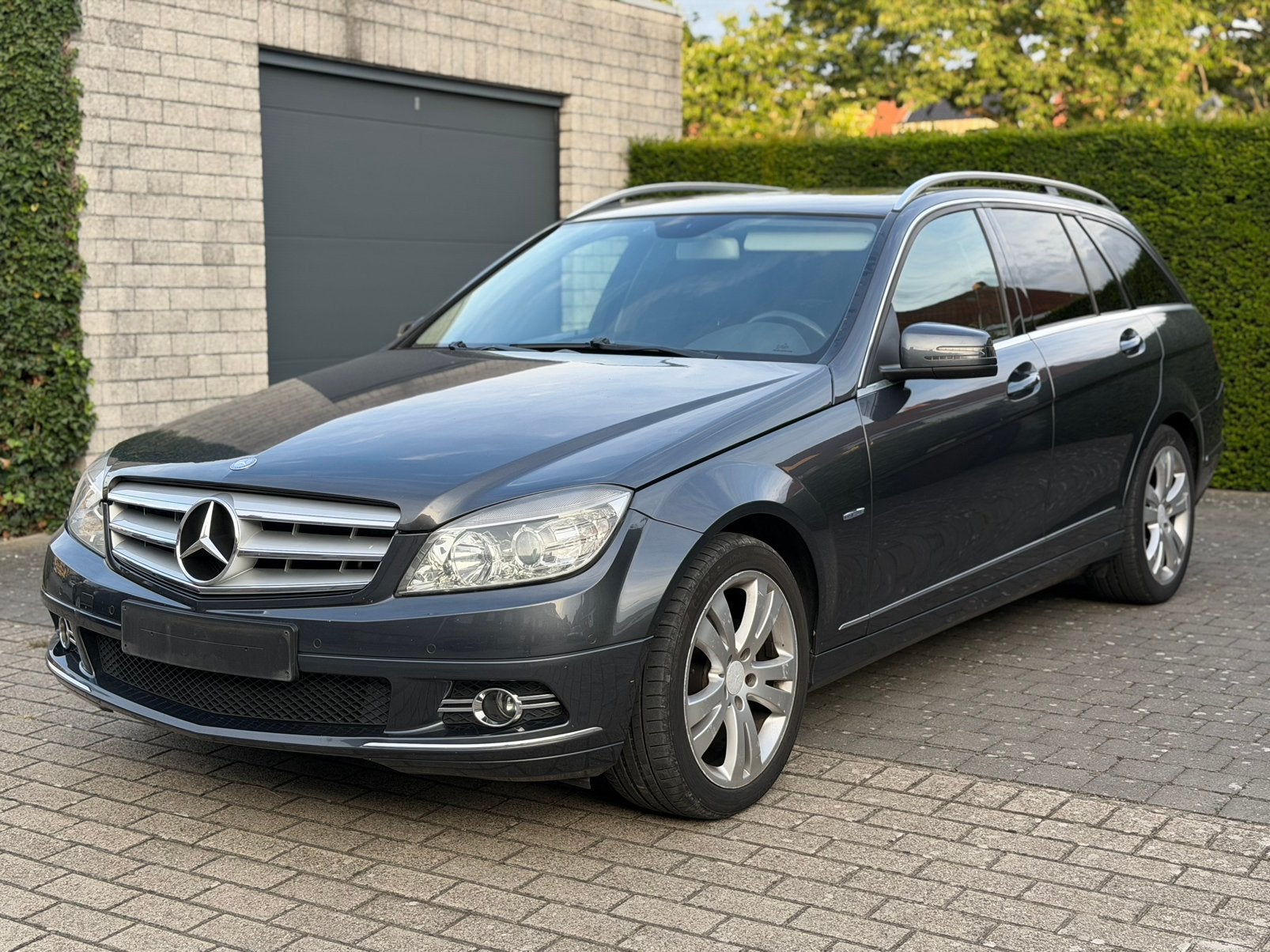 MERCEDES C200 AVANTGARDE AUTOMAAT, Auto's, Mercedes-Benz, Euro 5, Parkeersensor, Leder en Stof, Particulier