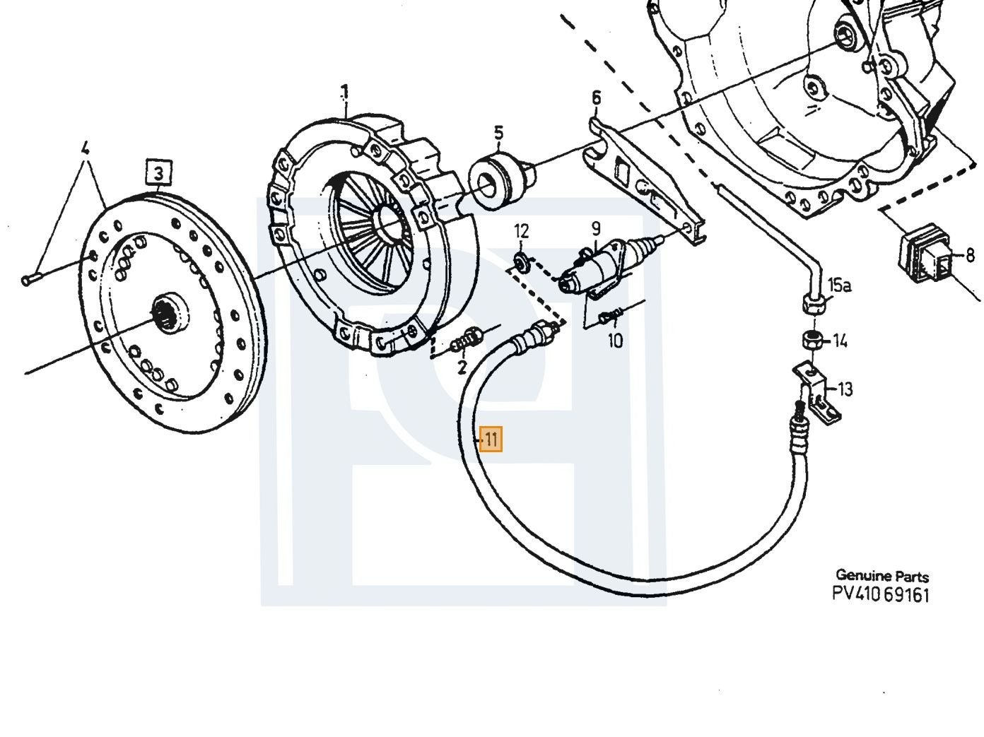 Volvo Koppelingsset Volvo 740 240 242 244 245 1220795 Turbo, Ophalen of Verzenden, Nieuw, Volvo