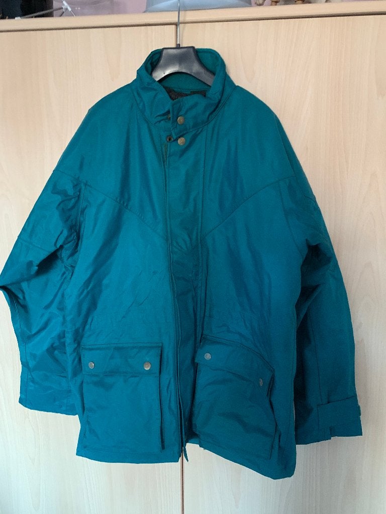 motorjas waterdicht turquoise regenjas maat 48/ 50, Motoren, Jas | textiel, Dames, Ophalen of Verzenden, DAMEN