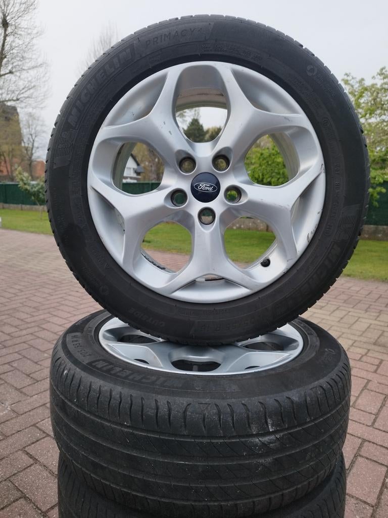 Zomerbanden Michelin 205/55/R16 Ford focus/C-Max/Mondeo.orig, Auto-onderdelen, Banden en Velgen, Velg(en), Zomerbanden, 16 inch