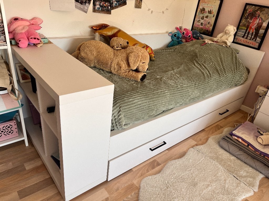 Chambre complète blanche moderne/élégante, Enlèvement, Utilisé, Garçon ou Fille
