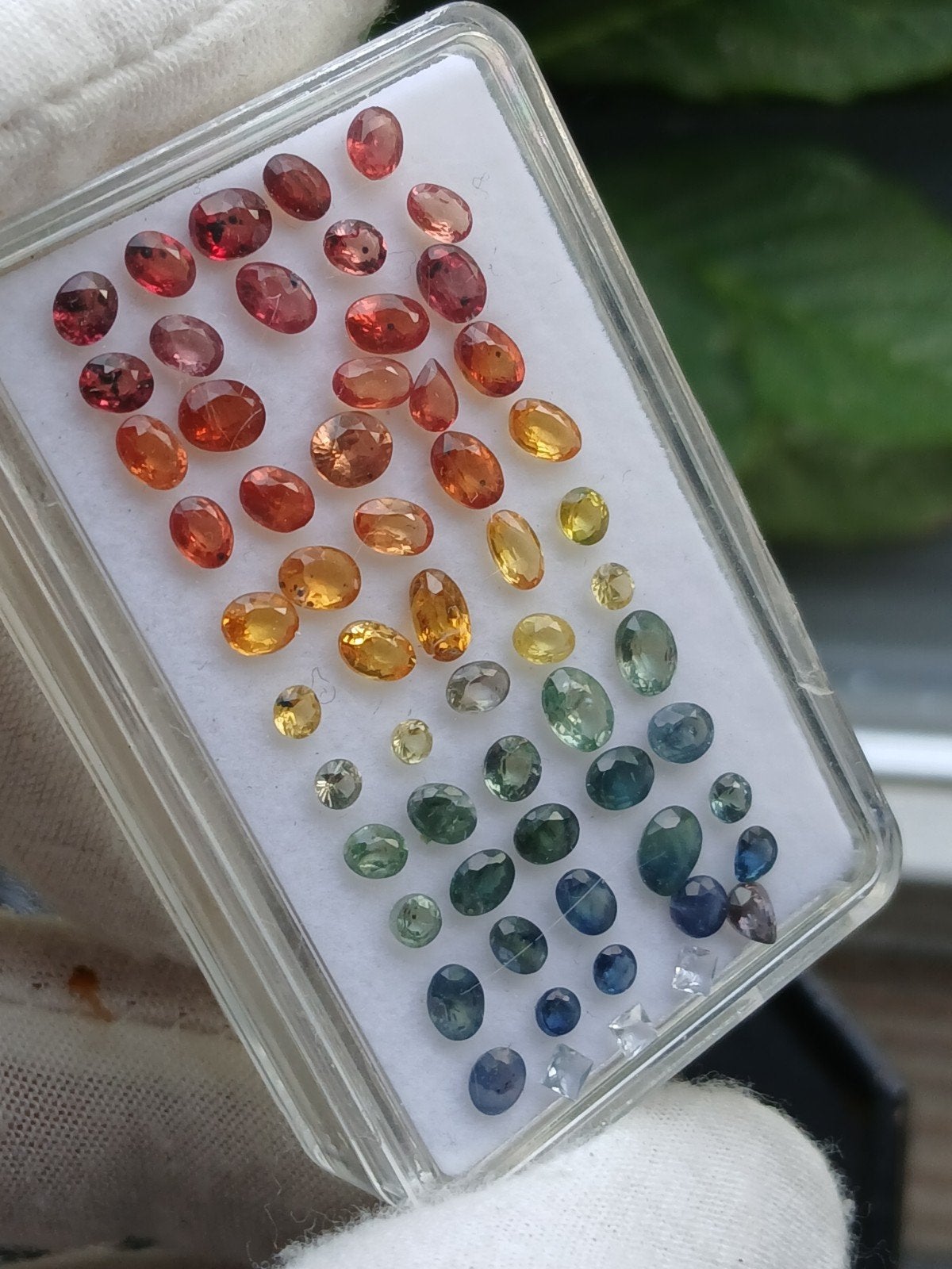 saffier edelstenen set - natuurlijke safier 69x, Handtassen en Accessoires, Verzenden, Nieuw