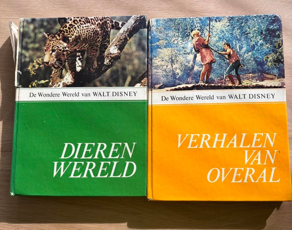 Vintage Walt Disney boeken – 2 stuks, Ophalen, Gebruikt