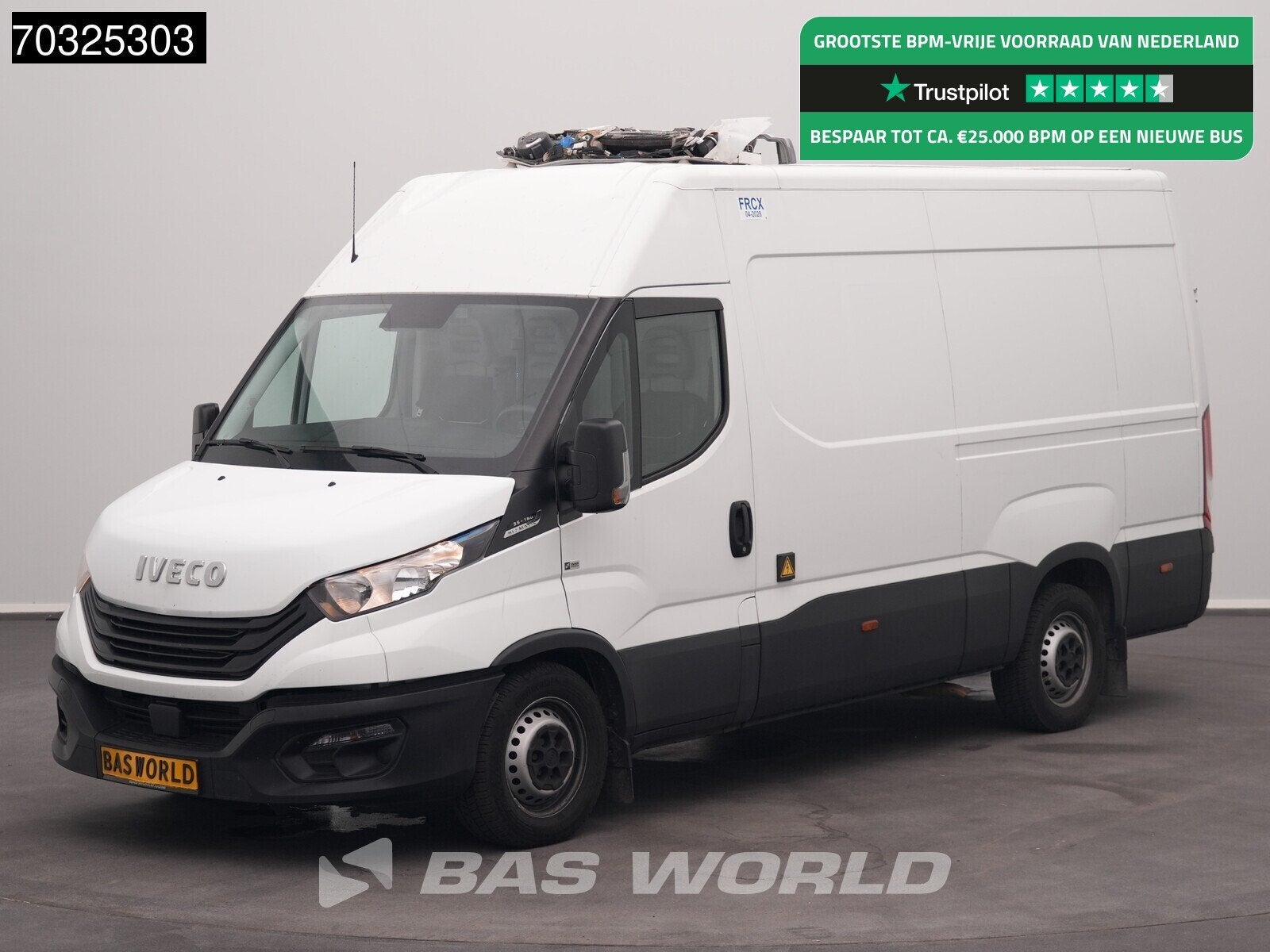 Iveco Daily 35S16 Roof Damage! Automaat Koelwagen Thermo Kin, Auto's, Automaat, Stof, Gebruikt, Euro 6