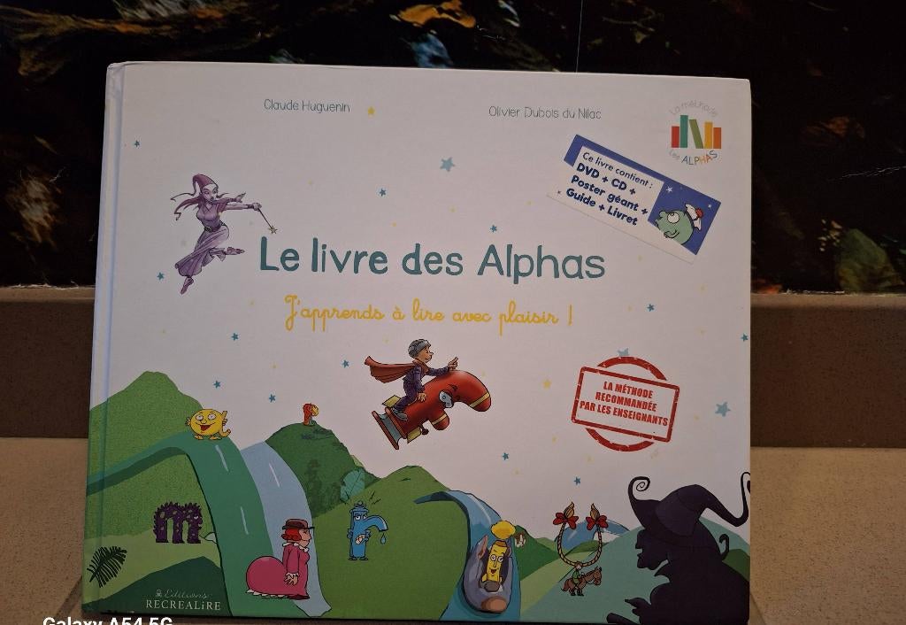 Livre apprentissage alphabétique les Alphas, Livres, Français, Autres niveaux, Enlèvement, Huguenin et Dubois du Nilac