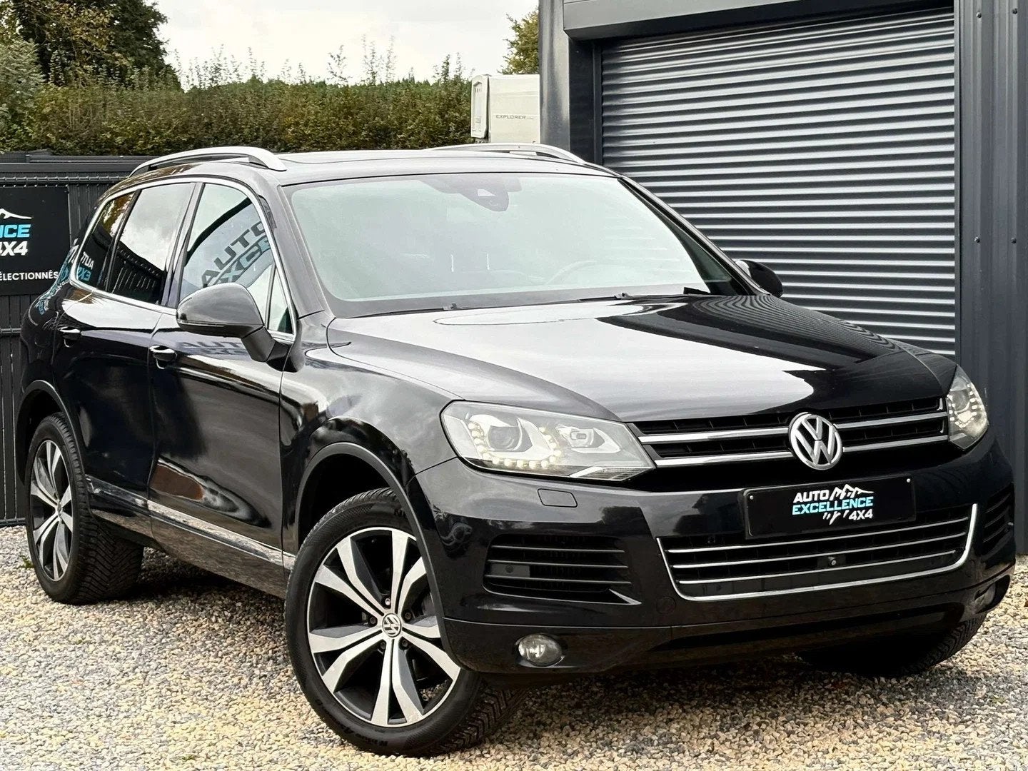 Volkswagen Touareg 3.0 CR TDi 4WD/ Pneumatique/ Full, Autos, Volkswagen, Cuir, Euro 5, Achat, Noir