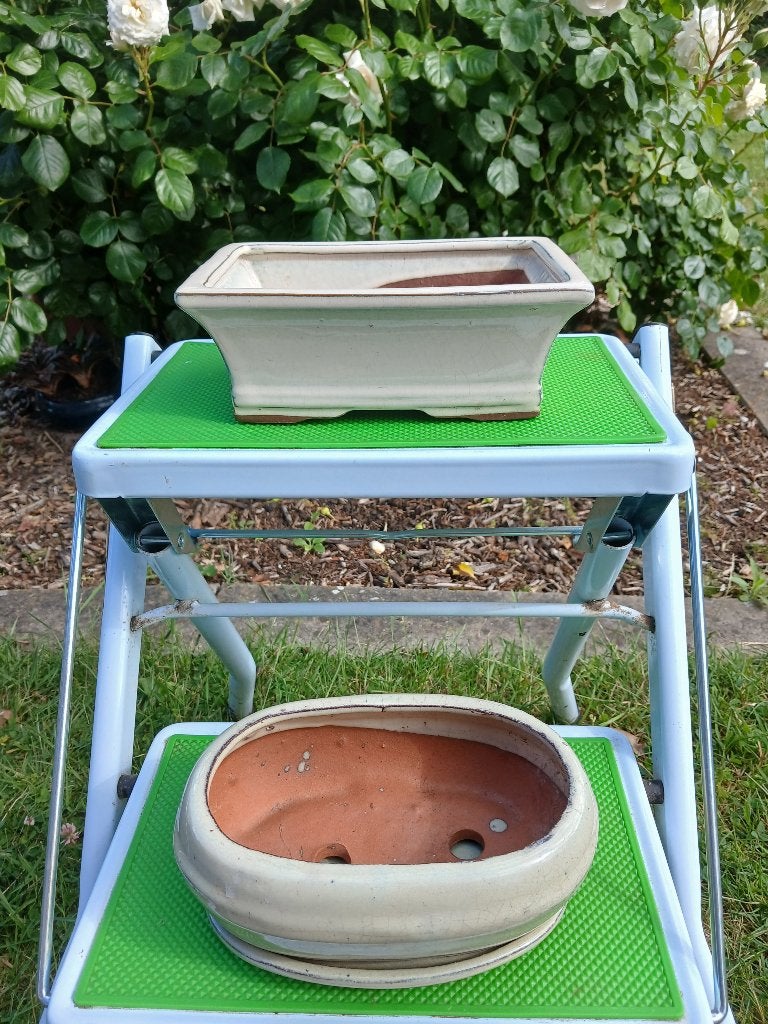 Bonsai bloempot schaal keramiek, Tuin en Terras, Bloempotten, Ophalen of Verzenden, Rechthoekig, Balkon