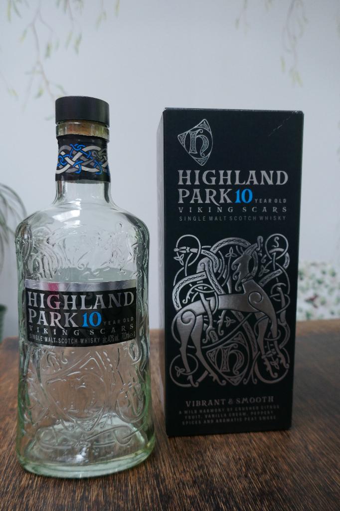 Highland Park whiskyfles met doos, Ophalen of Verzenden, Zo goed als nieuw, Overige typen