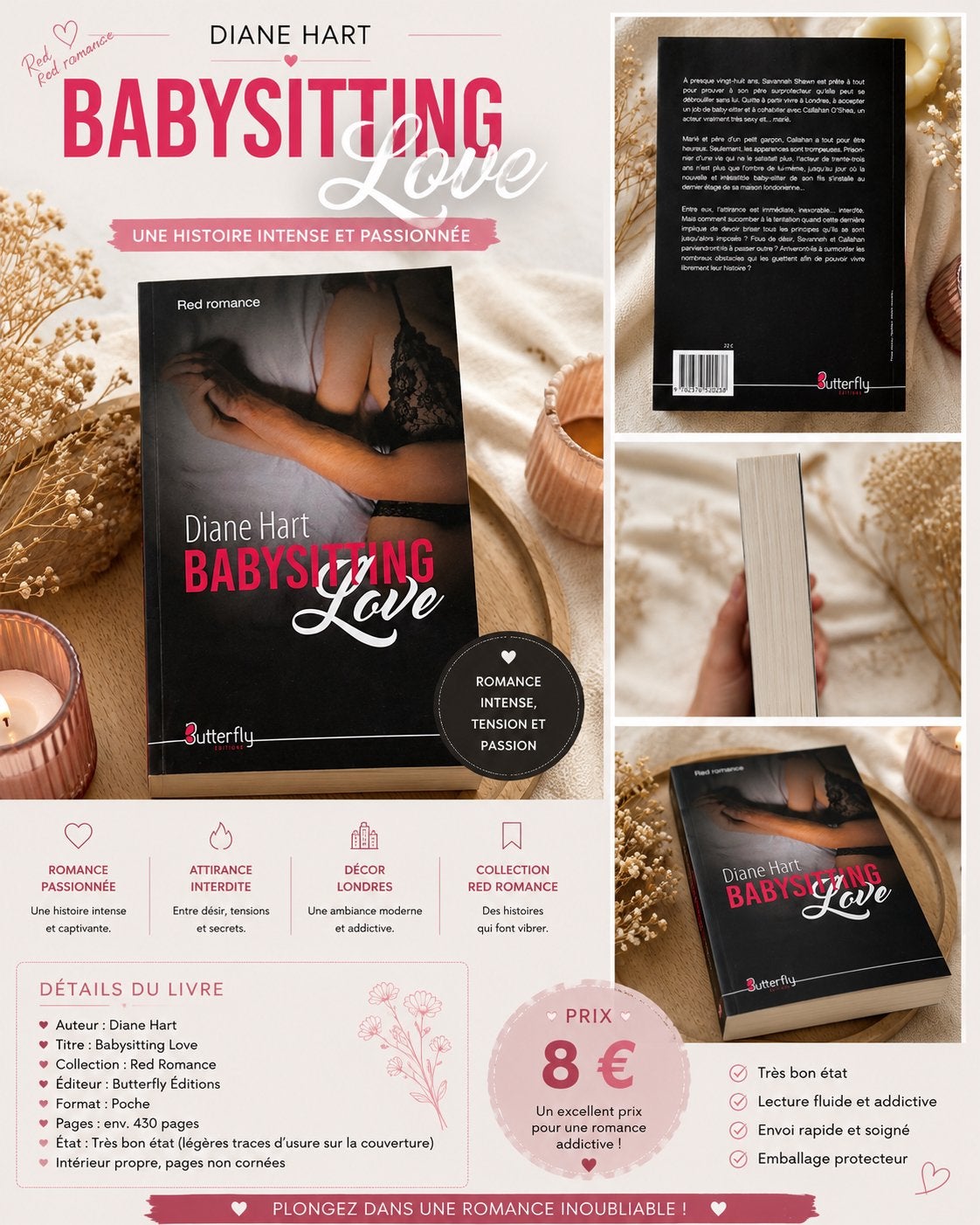 Babysitting Love – Diane Hart | Collection Red Romance, Boeken, E-books