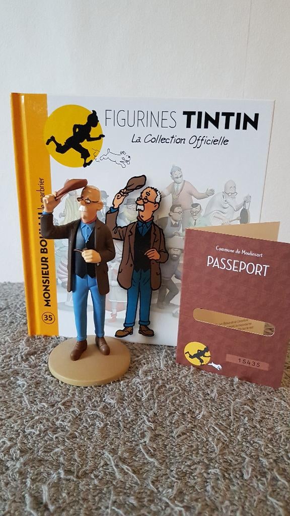 Kuifje, officieel figuur 35, in blisterverpakking, Ophalen of Verzenden, Kuifje, Nieuw, Beeldje of Figuurtje