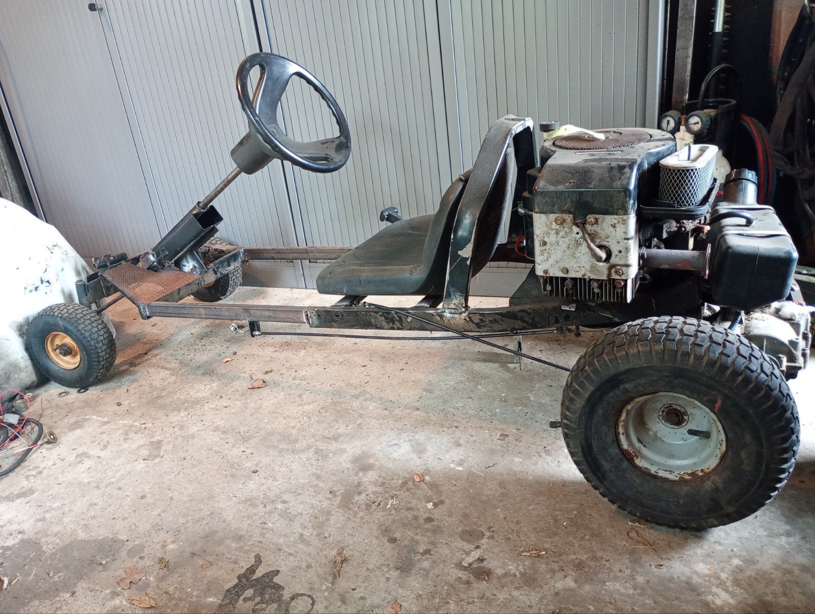 13 pk zitmaaier go kart project, Enlèvement, Utilisé, Kart