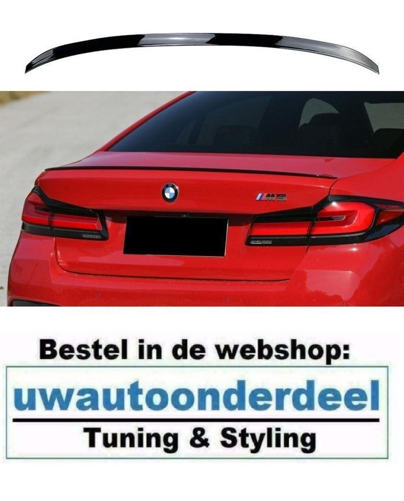 Spoiler Achterklep Performance Look Zwart Voor Bmw 5 Serie G, Verzenden