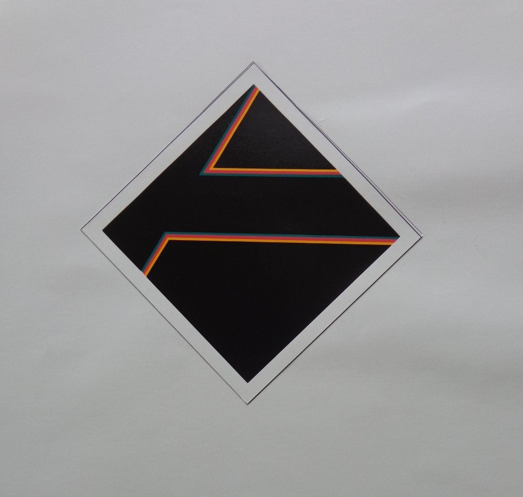 CARLOS CUENCA-RAMIREZ / COMPOSITIE I / KLEURZEEFDRUK 50x35cm, Gelimiteerde oplage, Ophalen of Verzenden, Abstract, Zeefdruk