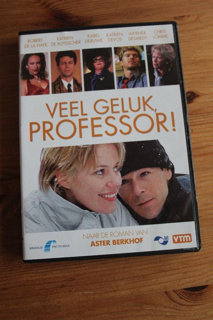 Veel geluk Professor              Knap Vlaamse drama-serie, Cd's en Dvd's, Alle leeftijden, Ophalen of Verzenden, Zo goed als nieuw