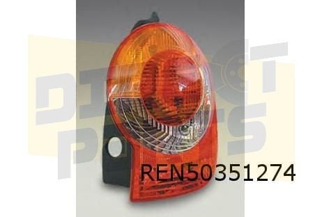 Renault Modus (-2/08) achterlicht rechts (oranje/rood) origi, Neuf, -, Renault, -