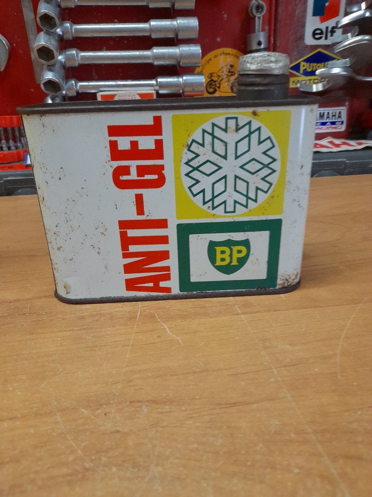 ancien bidon huile vide bp antigel, Collections, Marques & Objets publicitaires, Utilisé, Autres types, Envoi