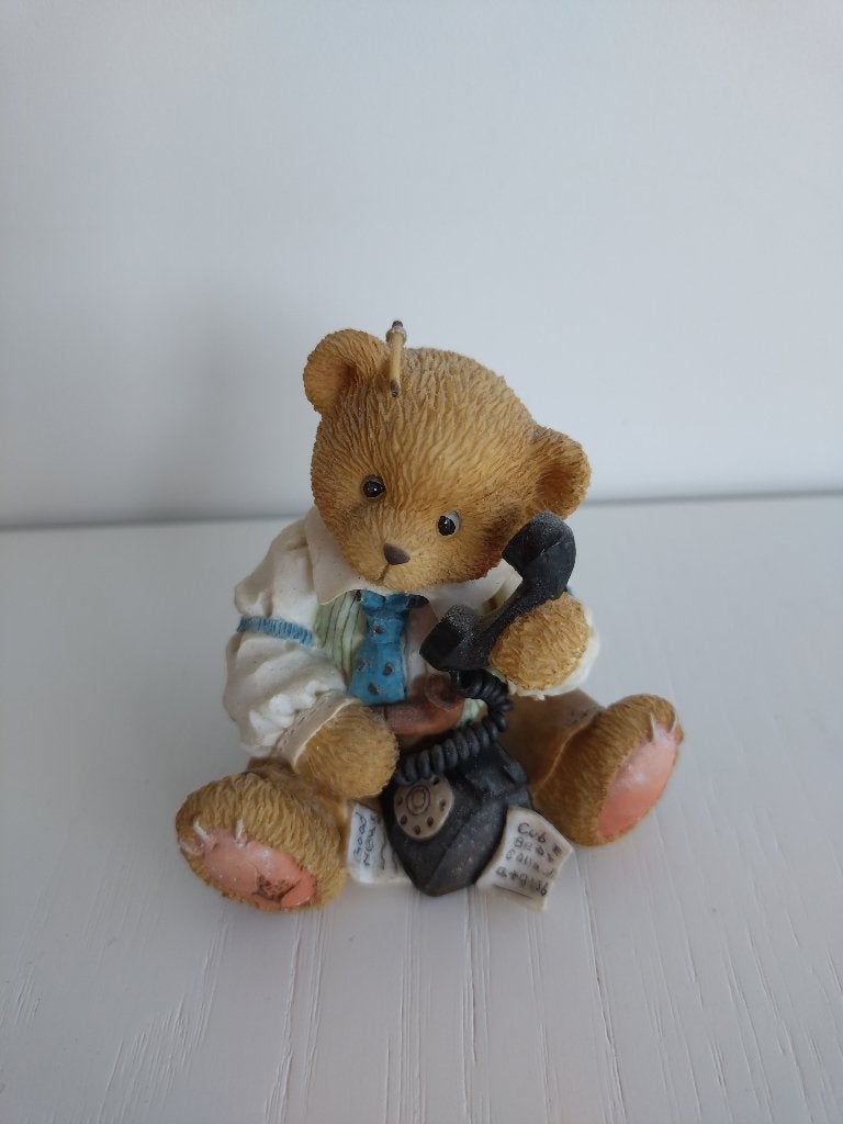 Cherished teddies - Harrison, Collections, Ours & Peluches, Enlèvement ou Envoi, Comme neuf, Statue, Cherished Teddies