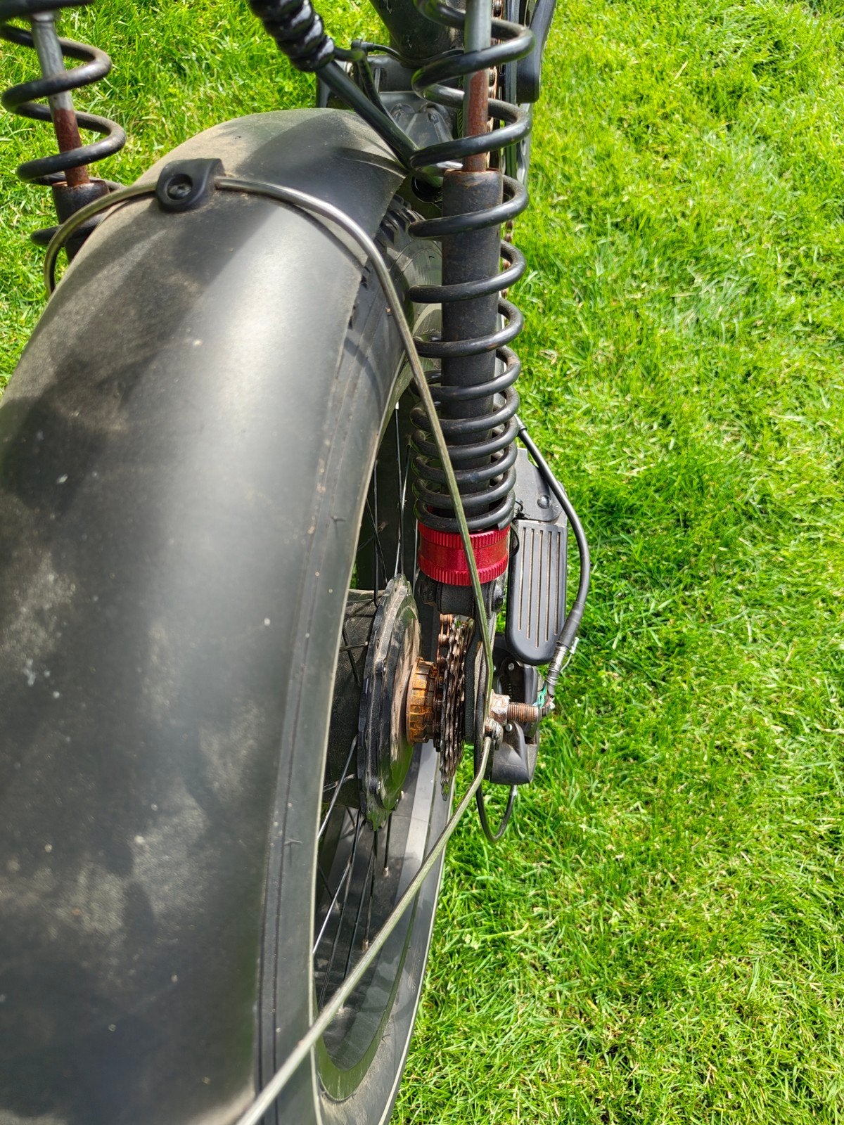 Fatbike frame voor onderdelen., Fietsen en Brommers, Ophalen