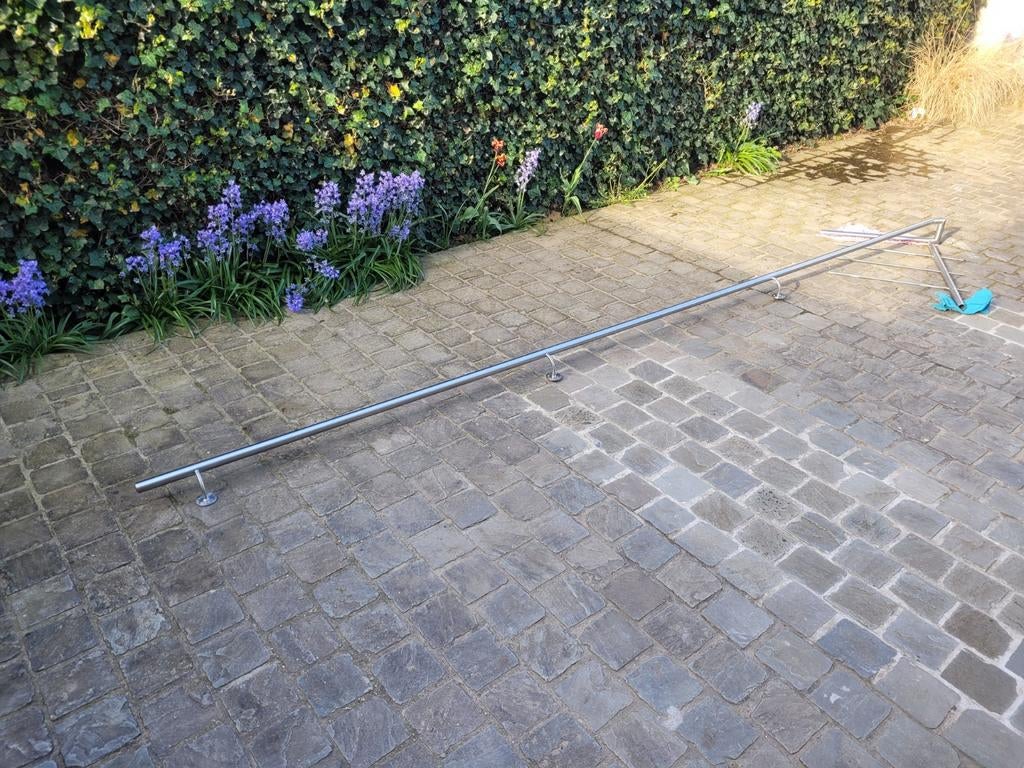 Trapleuning RVS, Huis en Inrichting, Overige Huis en Inrichting, Ophalen