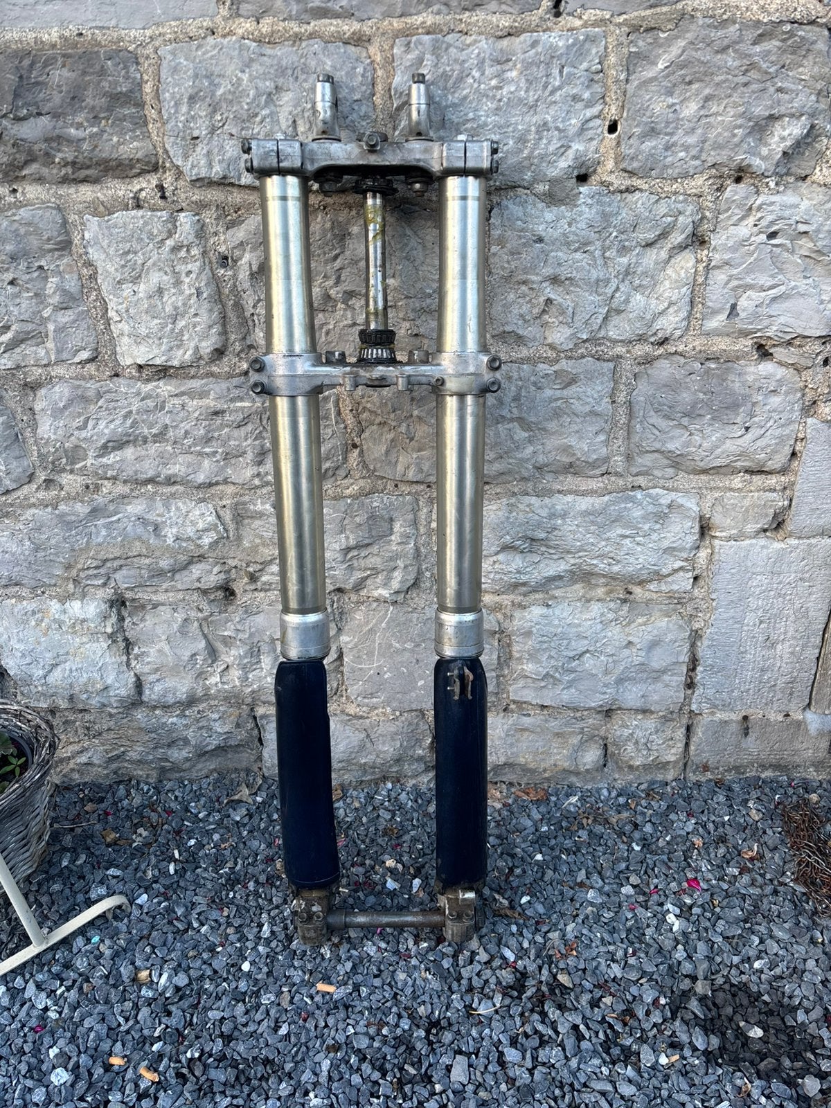 Fourche inversée Honda 250 cr adaptée pour honda xr 600., Enlèvement ou Envoi