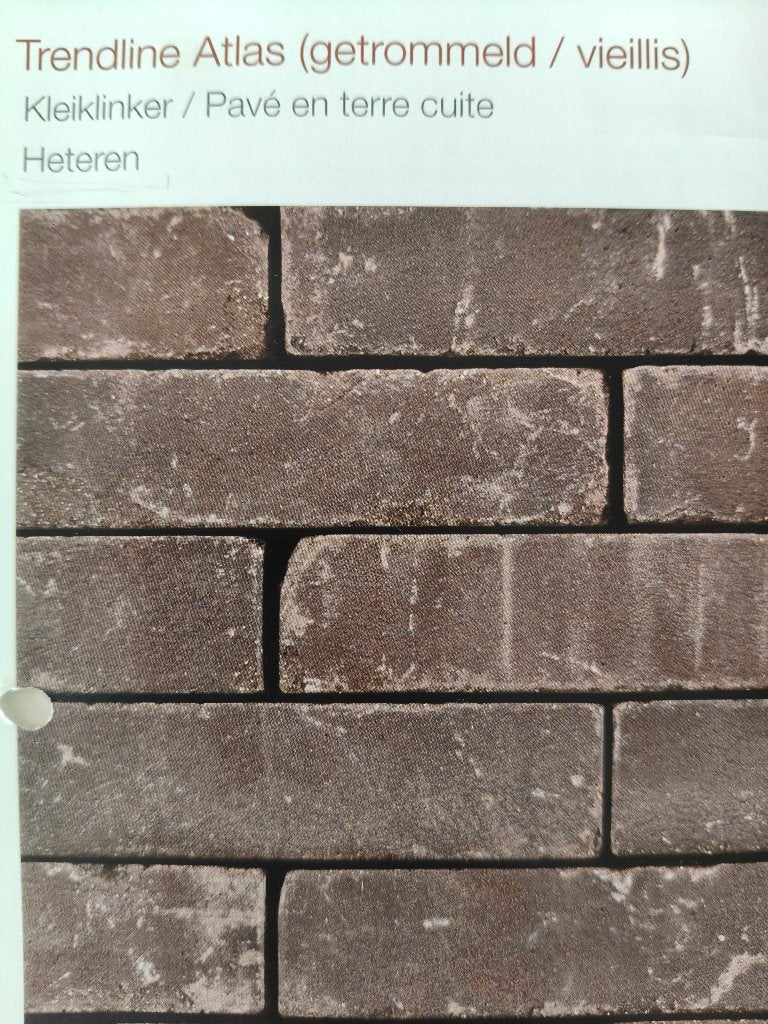 Getrommelde kleiklinkers, Ophalen, Zo goed als nieuw, Klinkers