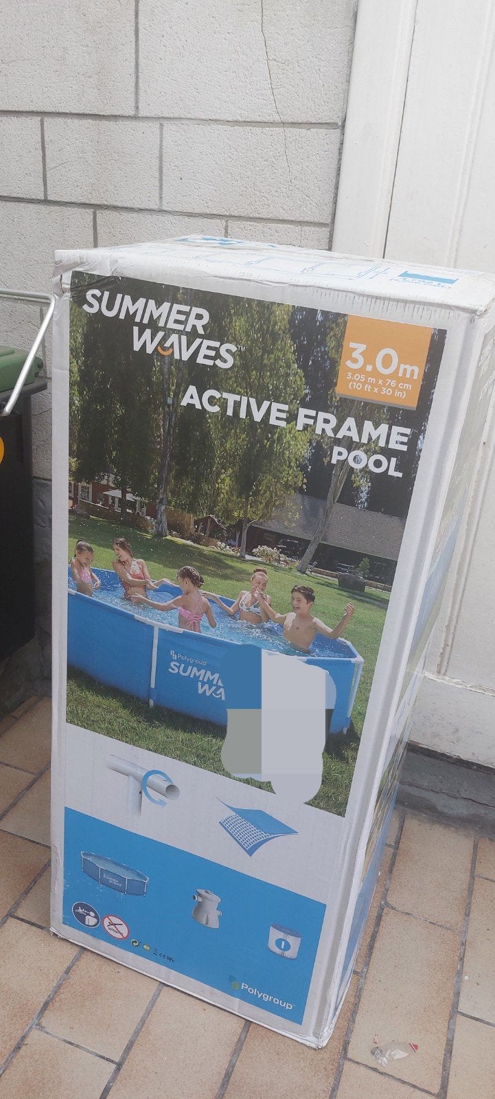Nieuw zwembad 3m Summer Waves (ongeopend, in doos), Tuin en Terras, Zwembaden, Nieuw, Minder dan 80 cm, 200 tot 400 cm, 200 tot 300 cm