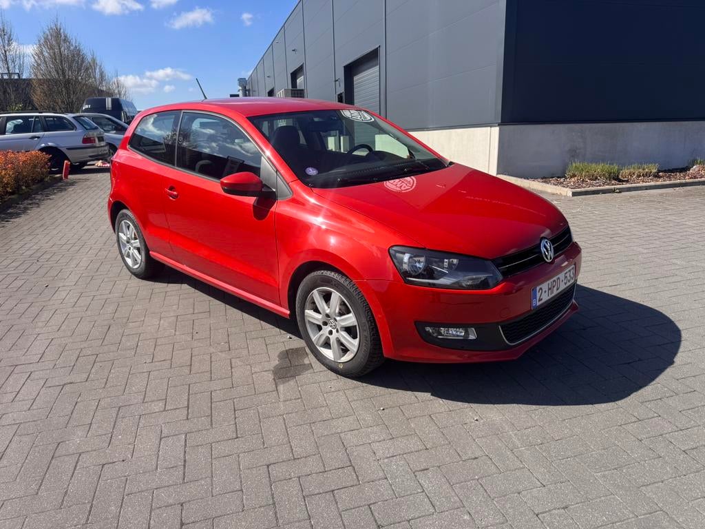 VW Polo 1.2L 2012, Autos, Rouge, Achat, Noir, 5 places