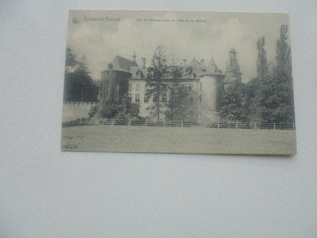 fontaine-l'evéque-chateau, Envoi, 1920 à 1940, Affranchie, Hainaut