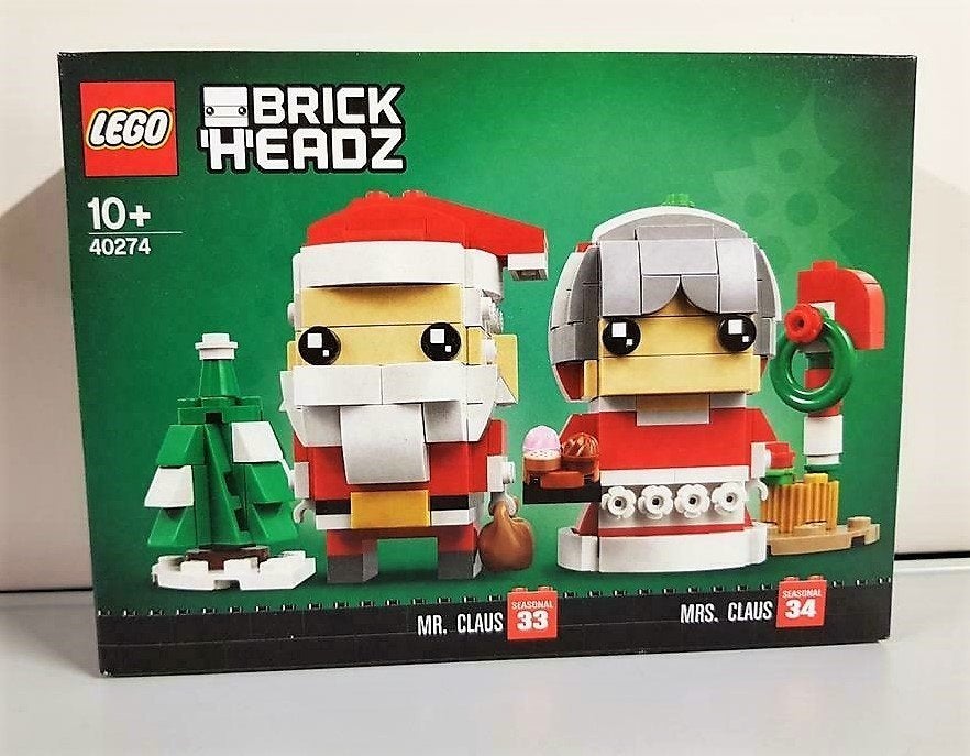 lego 40274 Mr. & Mrs. Claus brickheadz neuf, Neuf, Enlèvement ou Envoi, BrickHeadz, Lego
