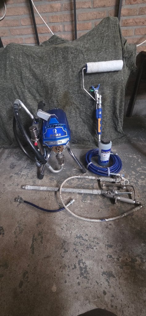 Graco verfspuitmachine st max 395, Doe-het-zelf en Bouw, Ophalen, Zo goed als nieuw, Verfspuit of Verfpomp