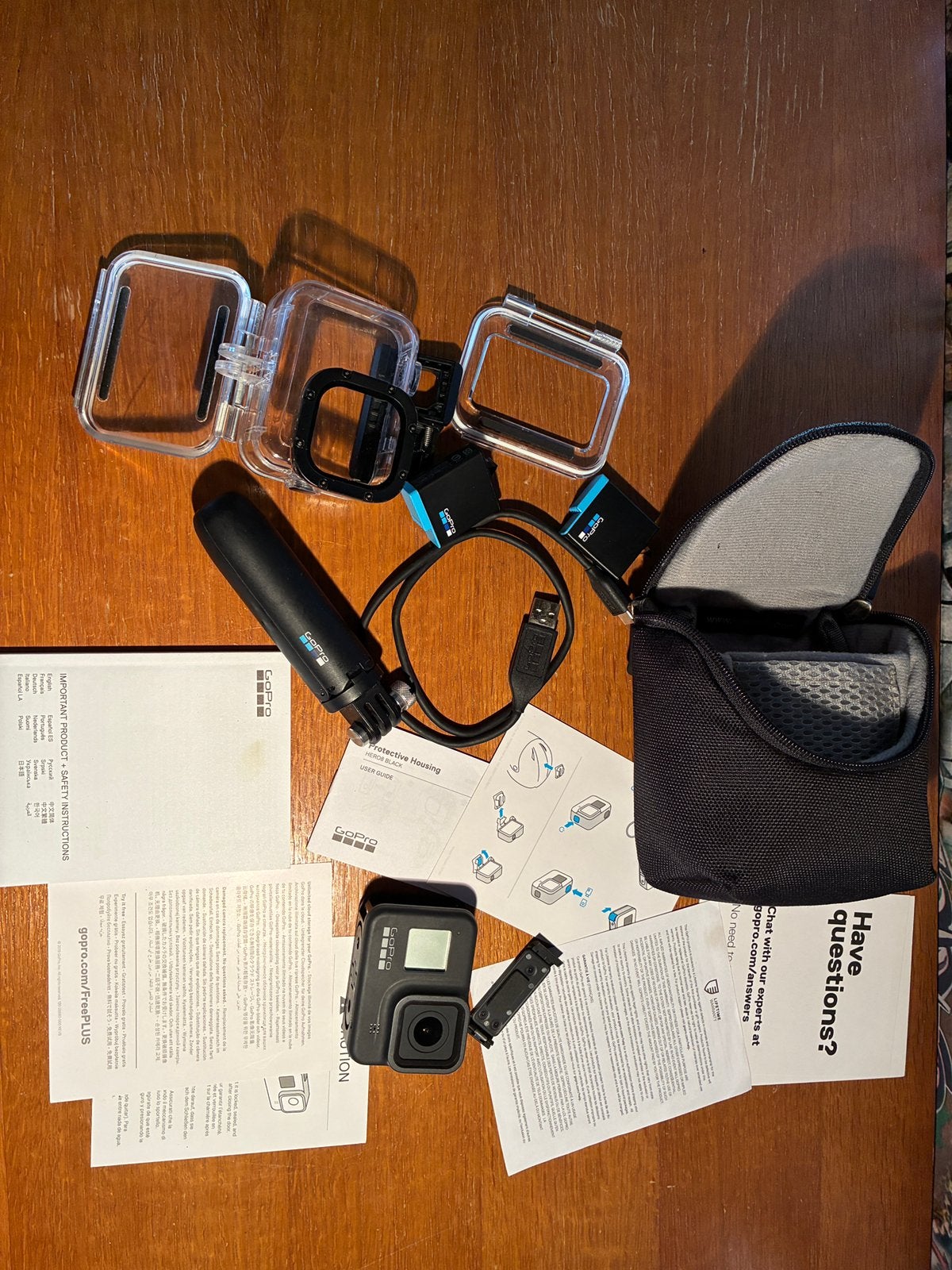 Gopro hero 8 met tasje en verbindingen, Ophalen of Verzenden, Zo goed als nieuw, GoPro