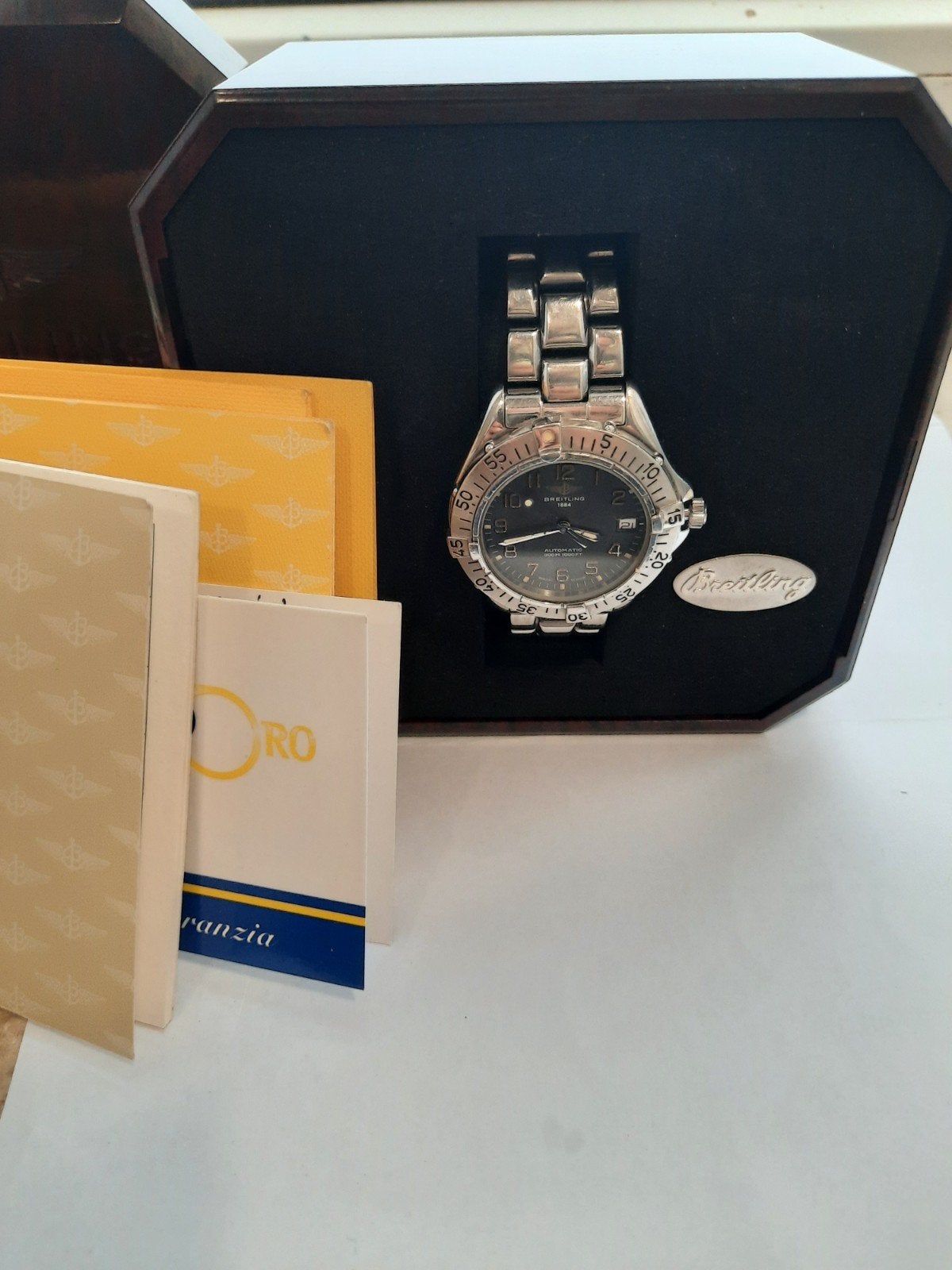 Breitling Colt Automatic A17035 – FULL SET (Boîte & Papiers), Bijoux, Sacs & Beauté, Enlèvement, Breitling