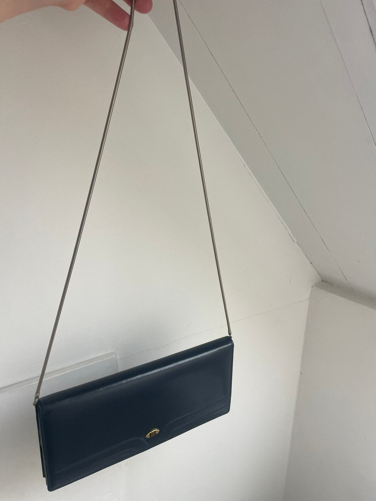 Vintage Avondtas, Handtassen en Accessoires, Ophalen of Verzenden, Zo goed als nieuw, Blauw, Avondtasje