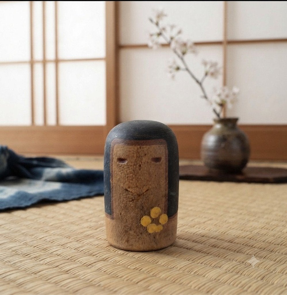 Kokeshi vintage de Yamanaka Sanpei (1926-), Antiquités & Art, Art | Art non-occidental, Enlèvement ou Envoi, Japon, Bois, Peint
