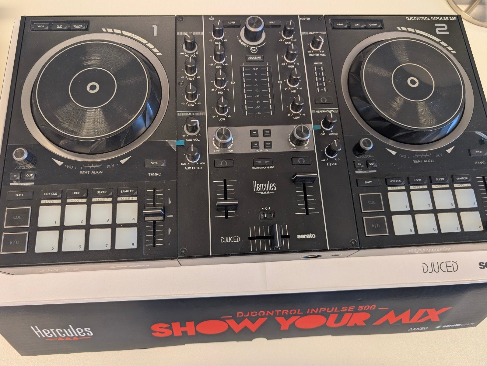 DJ deck Hercules 500 NIEUW, Enlèvement ou Envoi, Neuf, Platine, Autres marques