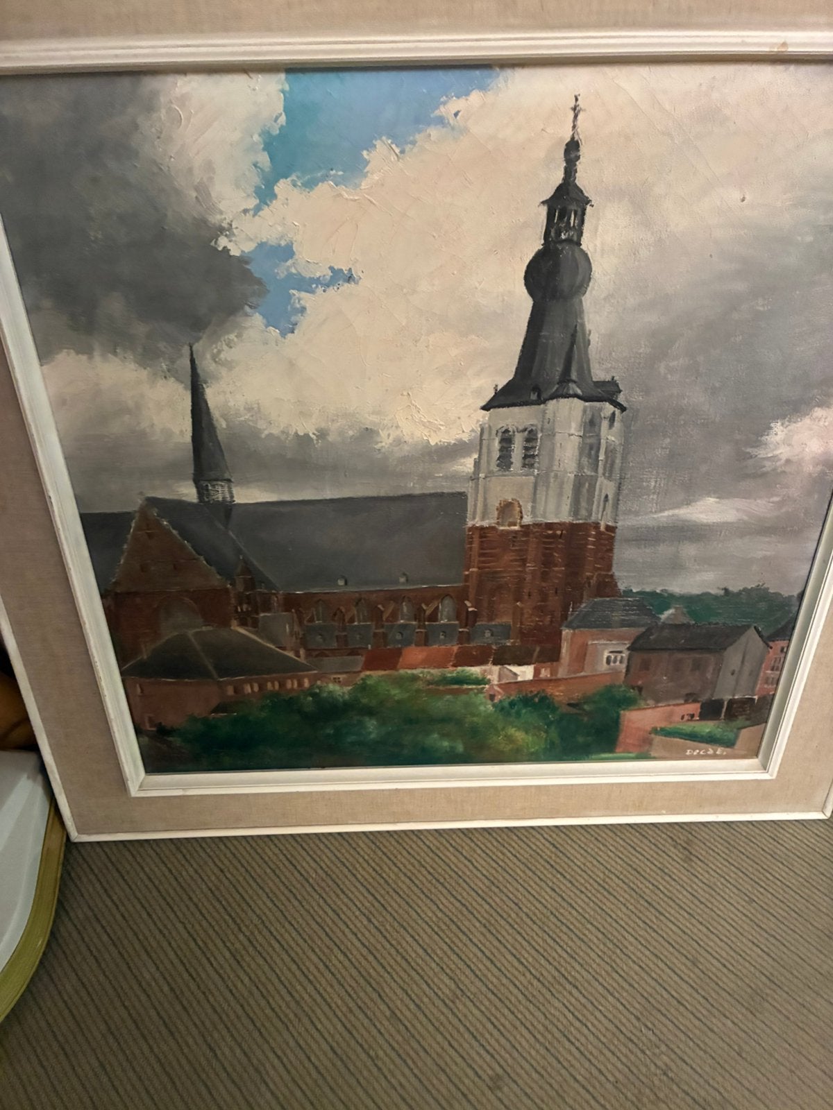 Schilderij van Aarschotse schilder Emiel Deca, Antiek en Kunst, Ophalen