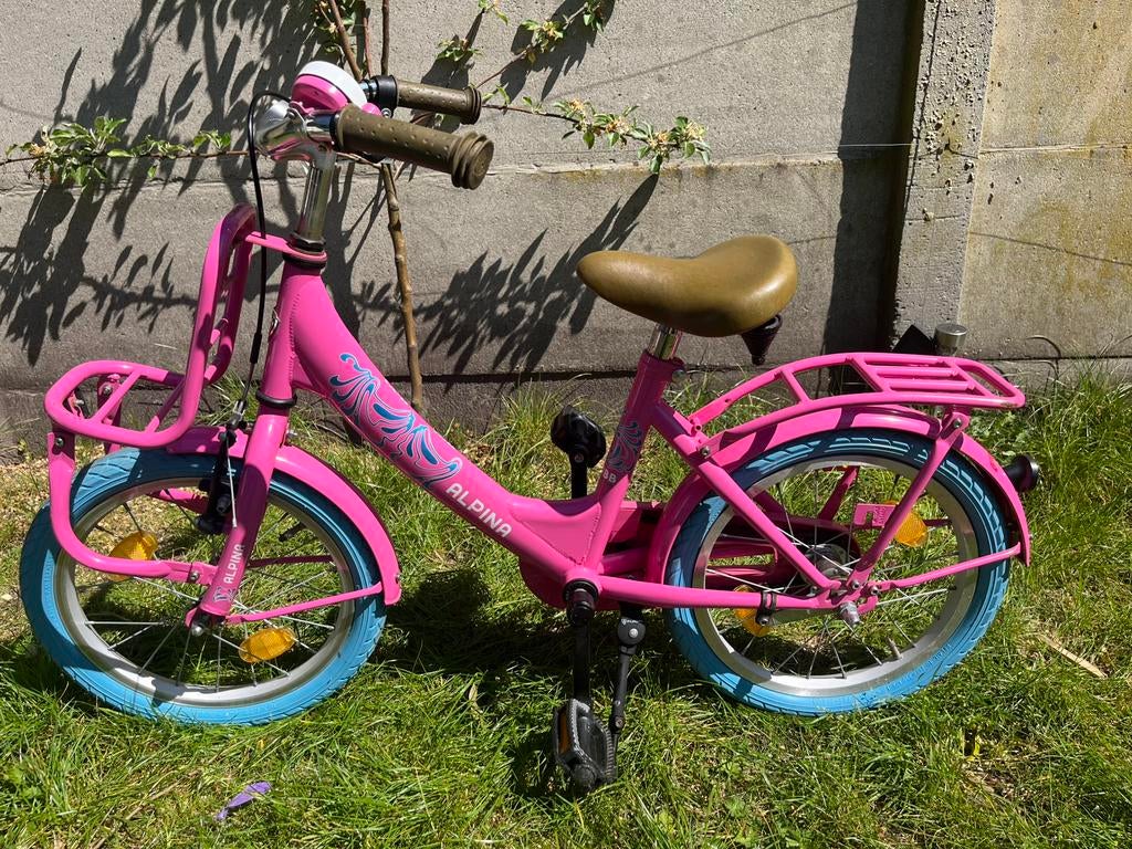 Kinderfiets alpina 16inch, Ophalen, Zo goed als nieuw
