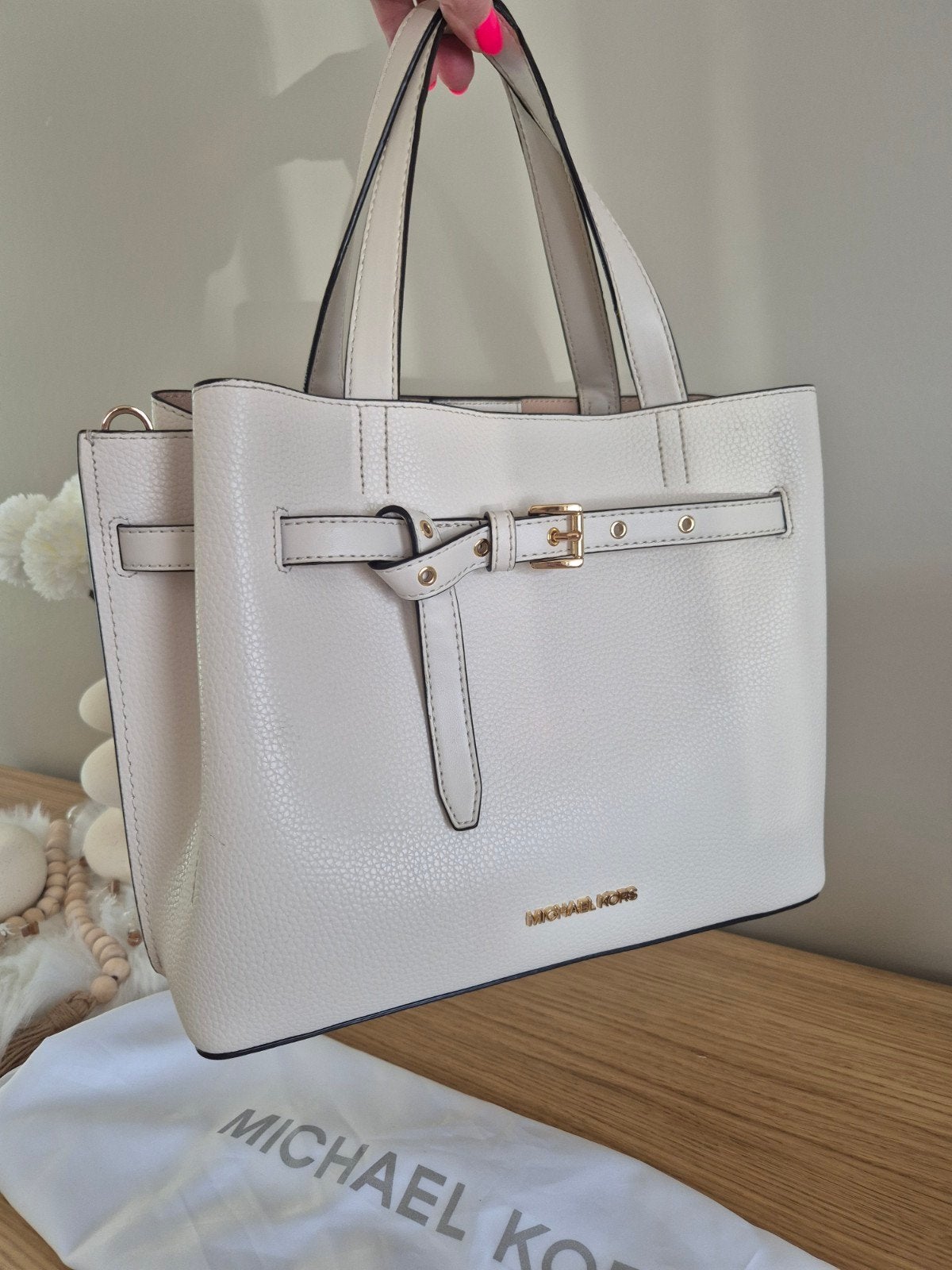 Sac Michael Kors Medium crème, Ophalen, Gebruikt, Wit, Avondtasje