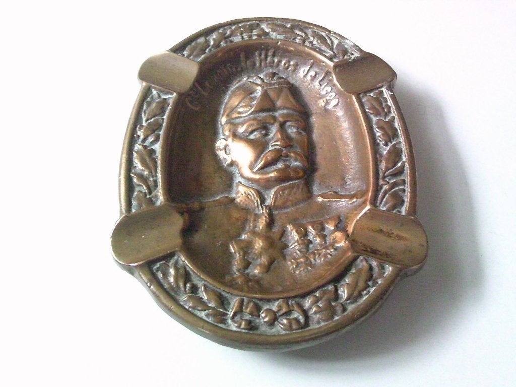 bronze asbak ge leman le heros liege, Collections, Objets militaires | Général, Enlèvement, Armée de terre, Autres types