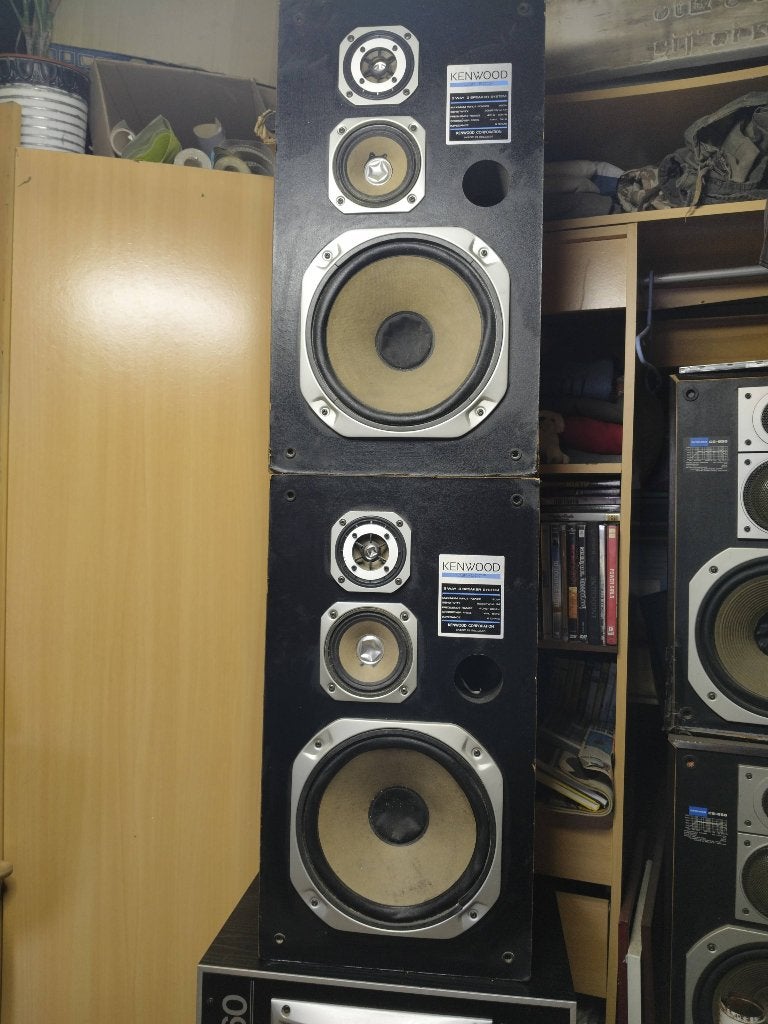 Kenwood, Autres marques, Bass-reflex, 60 à 120 watts, Enlèvement