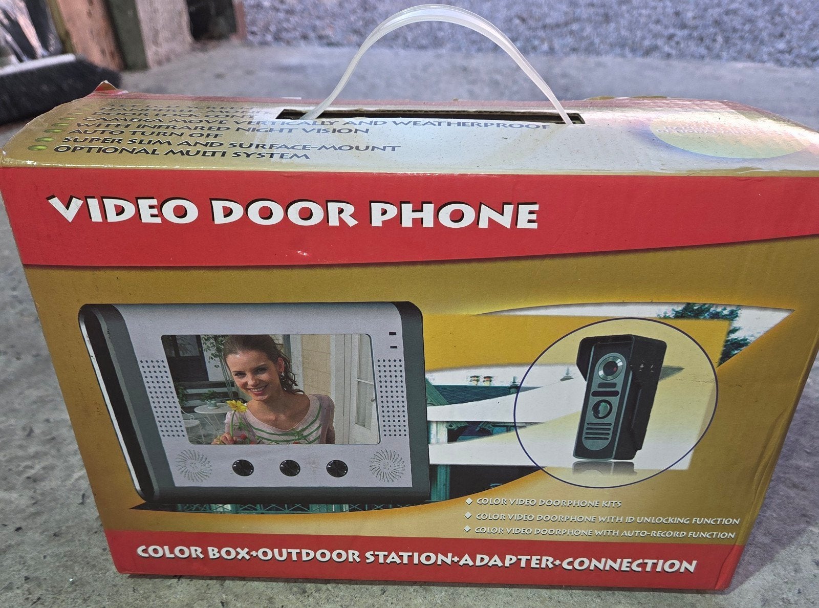 Visiophone / Interphone Vidéo Couleur Filaire (Neuf en boîte, TV, Hi-fi & Vidéo, Photo | Cadres photos numériques, Neuf, Enlèvement