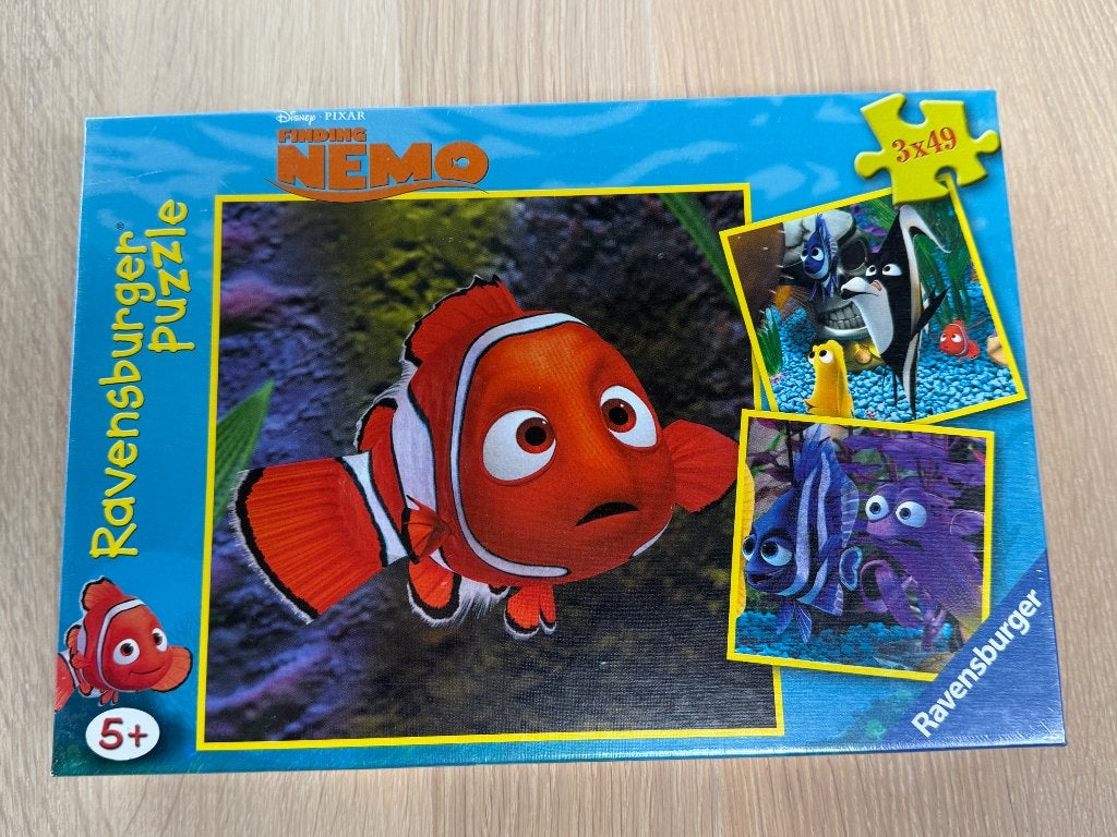 Puzzels Finding Nemo (3 stuks), Ophalen of Verzenden, 10 tot 50 stukjes, Nieuw, 4 tot 6 jaar