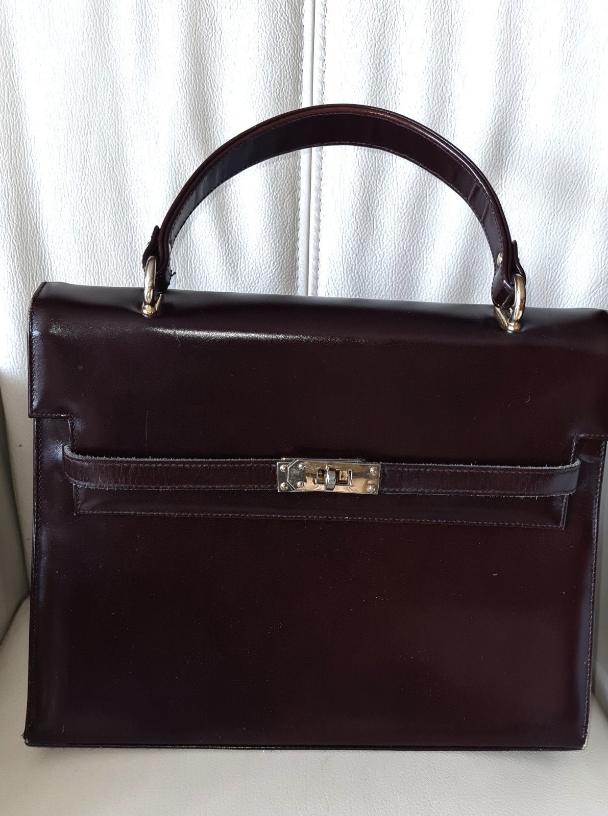 magnifique sac à main Kelly des années 60, Enlèvement ou Envoi, Sac à main