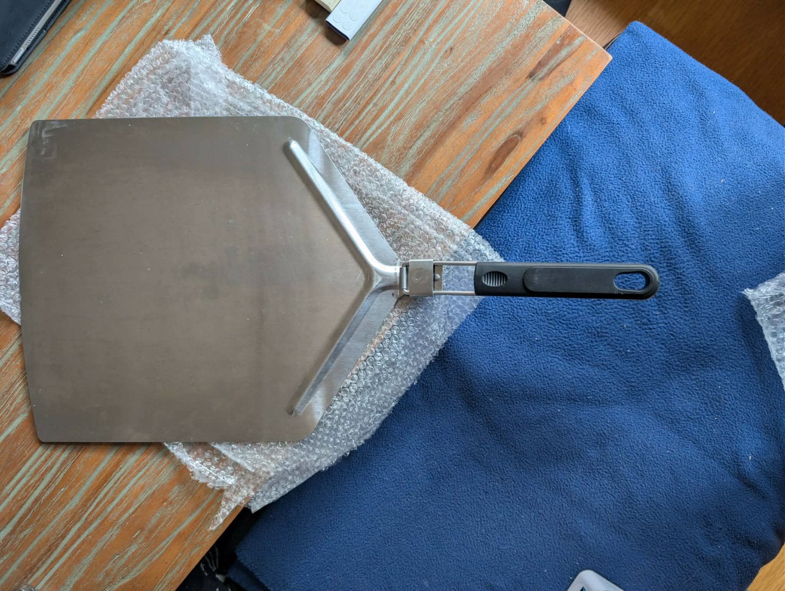 Pizzaschep aluminium opklapbaar, Enlèvement, Neuf
