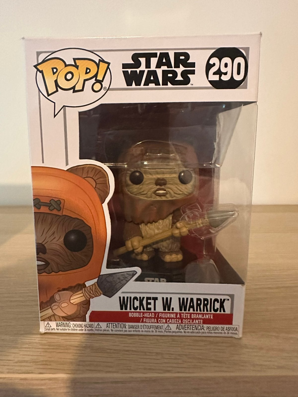 Funko Pop Star wars Wicket w. Warrick 290, Enlèvement ou Envoi, Comme neuf