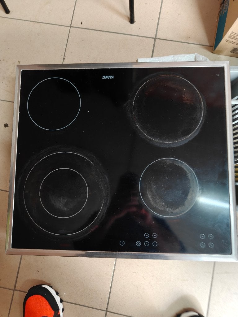 Keramische kookplaat, Elektronische apparatuur, Ophalen, Gebruikt, Keramisch, 4 kookzones