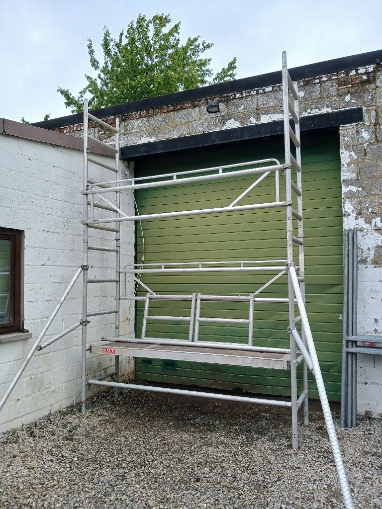 echafaudage, Ophalen
