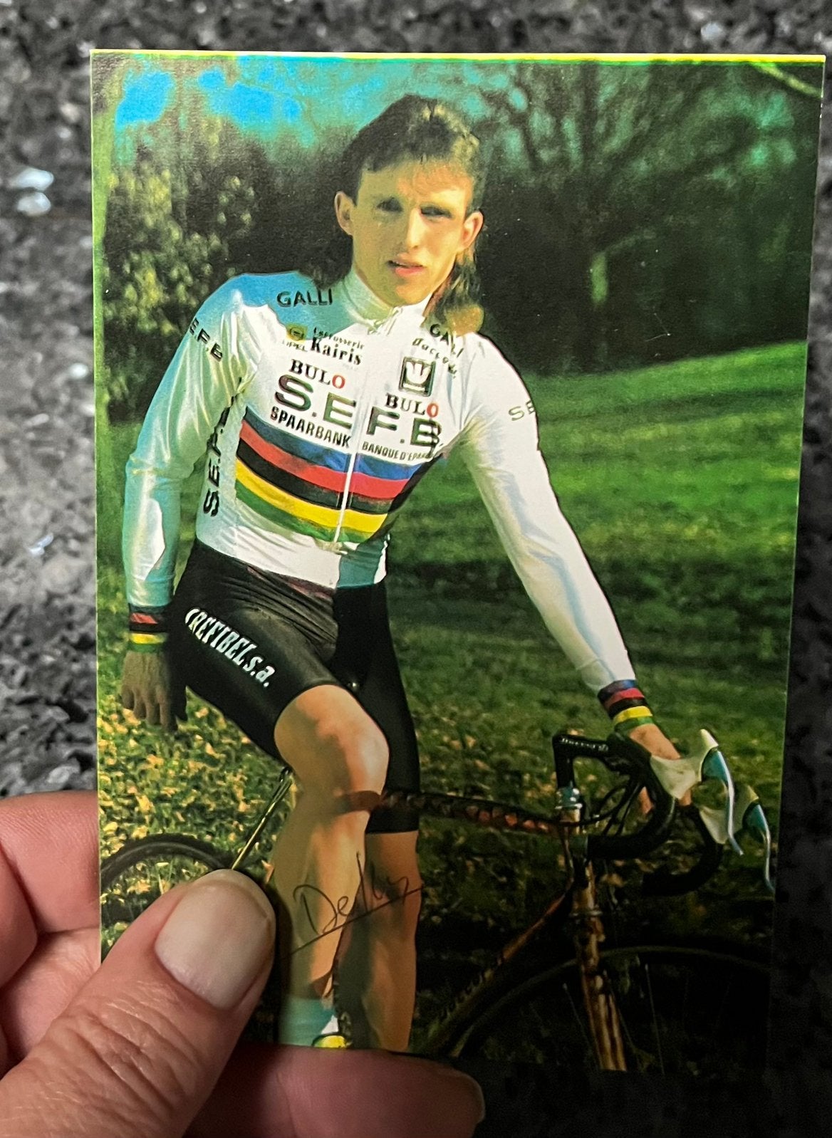 Le cycliste Danny De Bie, champion du monde, Enlèvement, Comme neuf